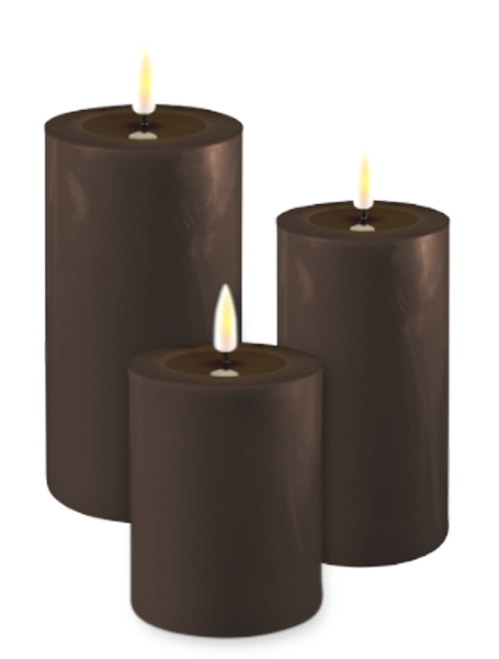 LED-ljus mocca 7,5 x 12,5 cm