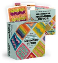 Mönstrade mormorsrutor Bok och 50 kort: Virka, mixa och matcha