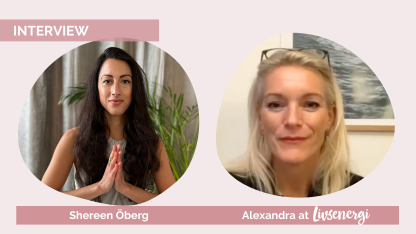 Shereen Öberg berättar om healing och Helande orakelkort